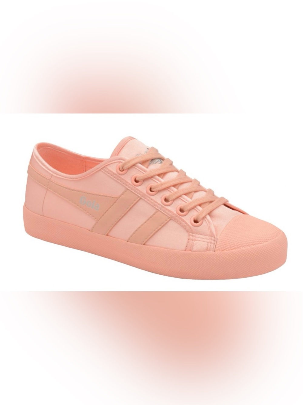Gola Women's Peach Pink Low-Top Lace-Up Sneakers